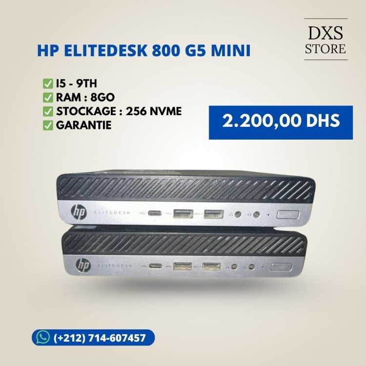 HP EliteDesk 800 G5 Mini - i5/9th - 8/256 Nvme