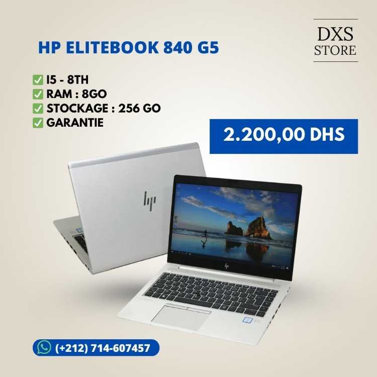 HP EliteBook 840 G5 - i5/8th - 8/256 Nvme