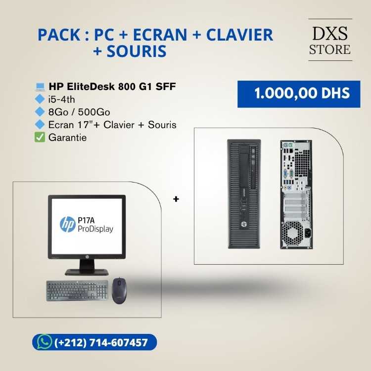 Pack HP EliteDesk 800 G1 Sff