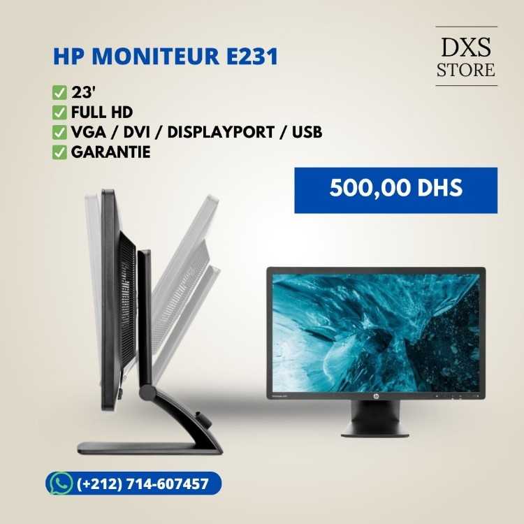 Ecran - Moniteur HP E231 - 23" FDH